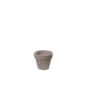 Greige Vaso rund krukke 11D 9.5H
