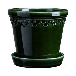 Københavner GLAZED Emerald Green Ø 12 cm