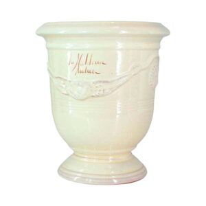 Krukke Klassisk Hvit H22cm D17cm