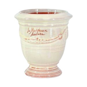 Krukke Klassisk Hvit H14cm D13cm